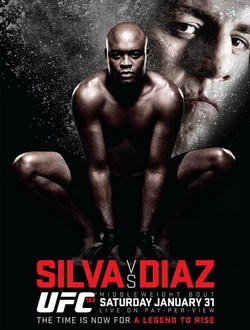 MMA. UFC 183: Андерсон Силва - Ник Диаз / UFC 183: Silva vs. Diaz (2015) SATRip