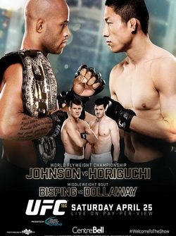 MMA. UFC 186: Деметриус Джонсон - Киоджи Хоригучи / UFC 186: Johnson vs. Horiguchi (2015) SATRip