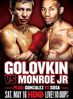 Бокс: Геннадий Головкин - Вилли Монро-младший / Boxing: Golovkin vs Monroe-Jr (2015) SATRip