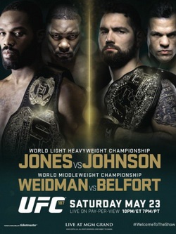 MMA. UFC 187: Энтони Джонсон - Даниэль Кормье / UFC 187: Johnson vs. Cormier (2015) SATRip