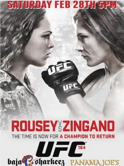 MMA. UFC 184: Ронда Роузи - Кэт Зингано / UFC 184: Rousey vs Zingano (2015) SATRip