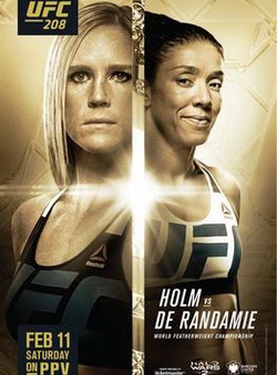 MMA. UFC 208: Холли Холм - Жермейн де Рандами / UFC 208: Holm vs. De Randamie (2017) SATRip